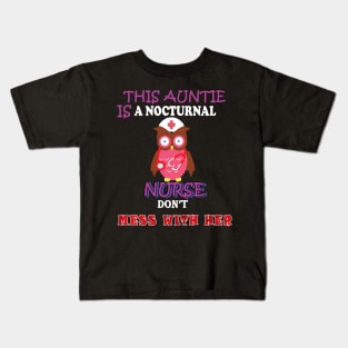 auntie nurse Kids T-Shirt